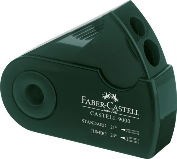 Double Hole Sharpener Box Castell 9000