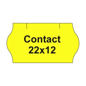 22x12 Contact Meto žltá