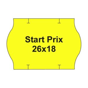 26x18 Star Prix žltá